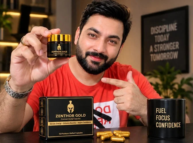 Zenthor Gold Premium Herbal Capsules | 10 Capsules