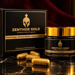 Zenthor Gold Premium Herbal Capsules | 10 Capsules