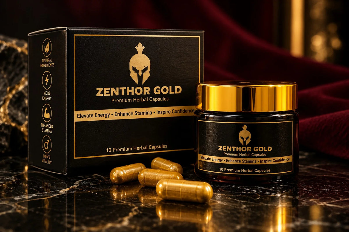 Zenthor Gold Premium Herbal Capsules | 10 Capsules