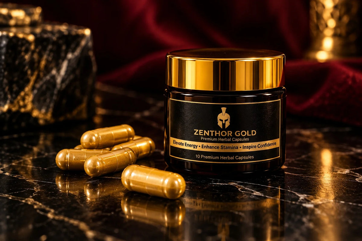 Zenthor Gold Premium Herbal Capsules | 10 Capsules