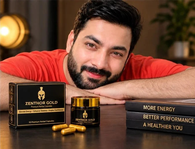 Zenthor Gold Premium Herbal Capsules | 10 Capsules