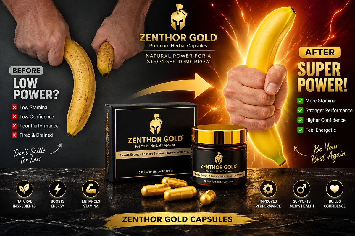Zenthor Gold Premium Herbal Capsules | 10 Capsules